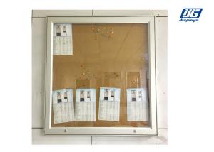 Wholesale Outdoor Waterproof Lockable Aluminum Frame Door Open Cork Billboard Case from china suppliers