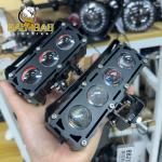 40 Watts 50 Watts Full Metal Red Devil Eyes White Yellow Dual Color Motorcycle