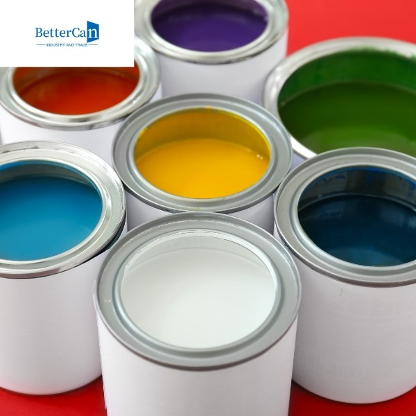 Custom Empty Paint Tins 1 Litre Round Automotive Paint Cans With Tight Triple Lid