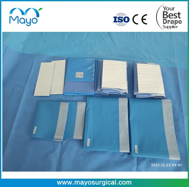 Sterile SMS Surgical Standard Universal Drape Pack Stock Class II Instrument Classification