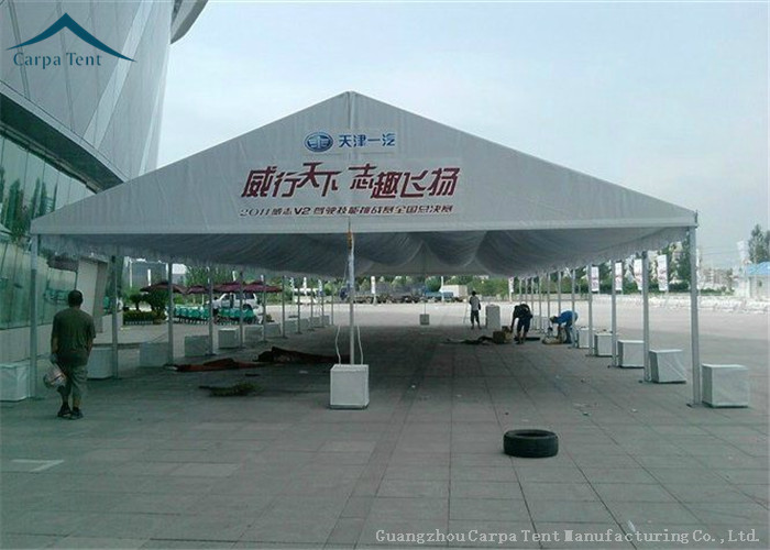 Temporary Warehouse Canopy Clear Span Tent With Fireproof PVC Fabric