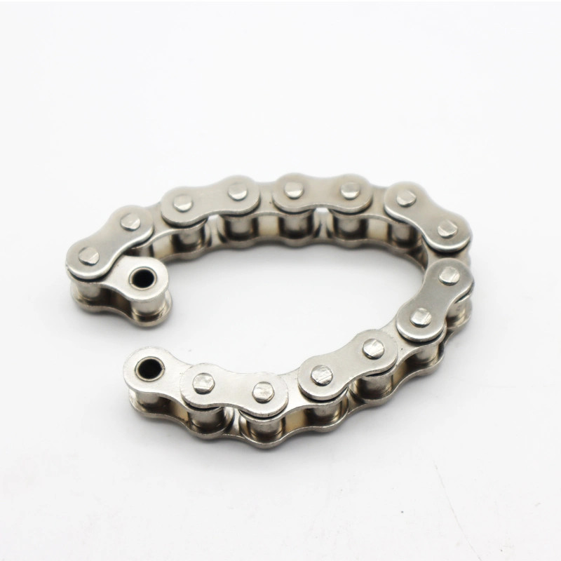 Short Pitch Precision Transmission Roller Chain Stainless Steel Fire Resistant