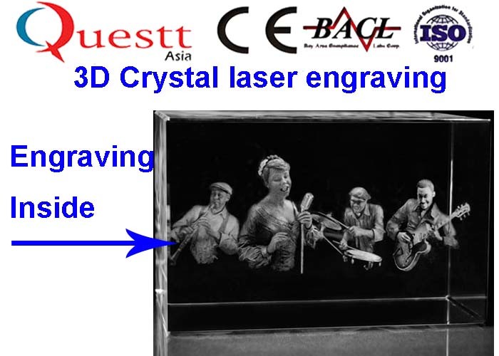 532 Nm 3D Laser Glass Engraving Machine