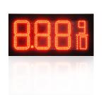 8 Inch Red LED Petrol Display Graphics Display for Outdoor Waterproof LED