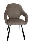 Antique Polyurethane PU Upholstered Dining Chair Livingroom Chair Leisure Chair
