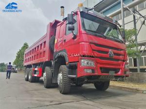 Wholesale 12 Wheel 371HP Sinotruk Howo 8x4 Dump Truck With Top Warning Light from china suppliers