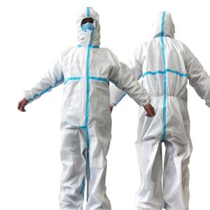 Wholesale Waterproof Disposable Protective Suit , Safety Medical Isolation Gowns from china suppliers