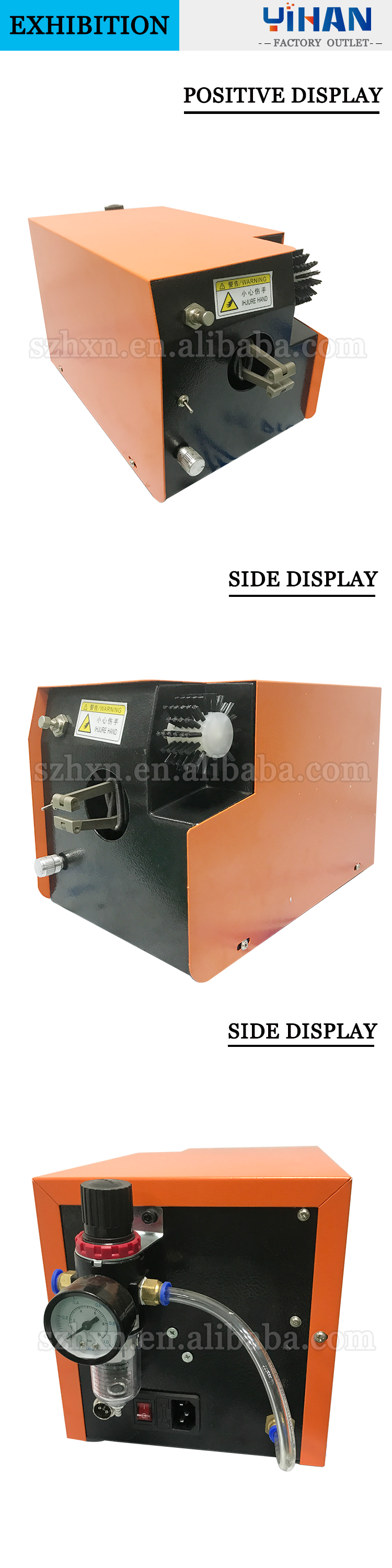 YH-N80 Fully-Automatic Cable Brush Shielding Twisting Machine with 10KG Machine Weight