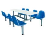 Metal School Canteen Dining Table And Seat Student Restaurant Table Chair Sets