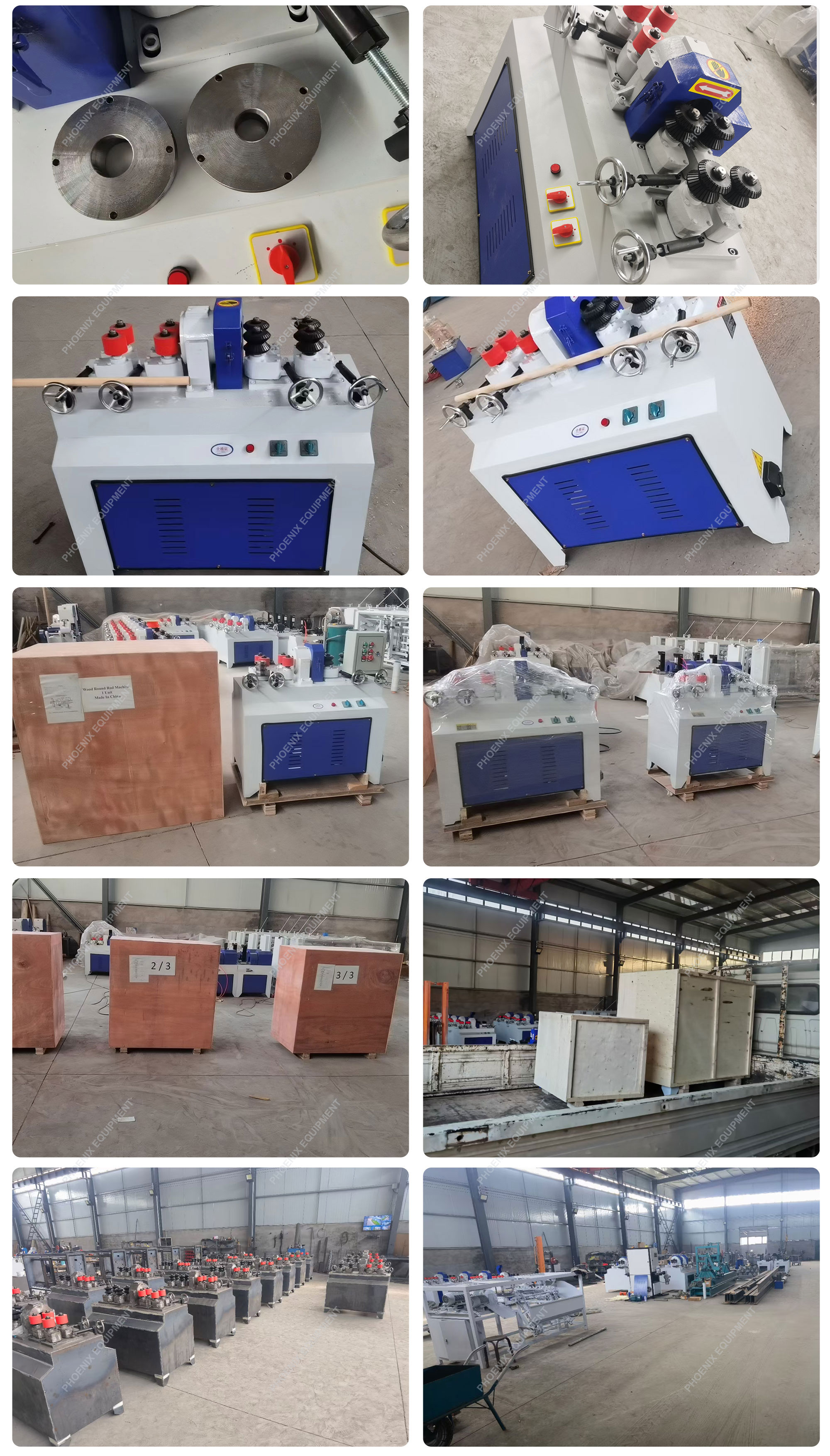 MC9080B Voltage Customizable Round Bar Rotary Machine for Square Round Woodworking