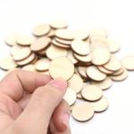 Blank Painting 10cm Unfinished Wood Crafts Pine Wood Discs