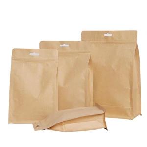 Wholesale Stand up kraft paper food gift bags with window Self Sealing Envelope Pouch Bag from china suppliers