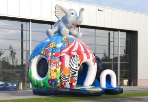 Wholesale Elephant Disco Inflatable Bouncer Fun Circus Outdoor Bounce House For Kids from china suppliers