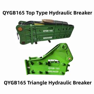 Wholesale QYGB165 Hydraulic Rock Breaker Demolition Hammer 165 Chisel for Excavator from china suppliers