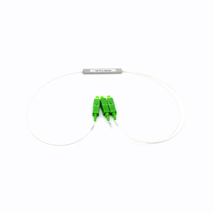 1x2 Sc Apc Plc Rack Mount Fiber Optic Splitter 2 In 1 Out