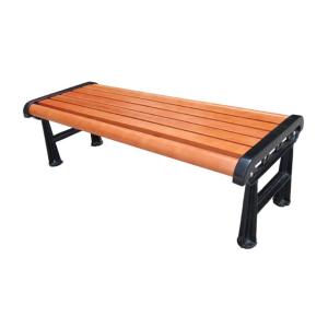Wholesale 380mm High Backless Cast Iron And Wood Garden Bench from china suppliers