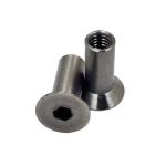 Universal Sport Bike Pedal Stainless Steel Countersunk Sleeve Nut M4 Perfect for