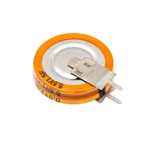Wholesale 1.5 5.5V Vertical Gold Coin Super Capacitor For UPS Syestem from china suppliers