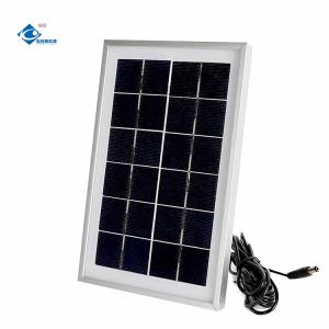 Wholesale 3W Electric Storage Solar Panel Charger ZW-3W-6V-3 Glass Laminated Solar Panels 6V Portable Solar Panels from china suppliers