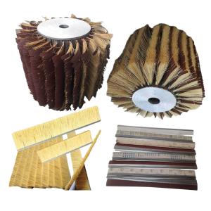 Wholesale Nylon Dust Removal Brush Roller Polishing Grinding Brush Woodworking Machinery Sisal Sandpaper Brush Roller from china suppliers