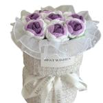 Festival Flower Bouquets Knitted Woolen Flowers Eternal Flowers Knitted Roses
