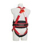 Double Lanyard Full Body Climbing Safety Belt 23KN Strength Polyester for Roof