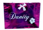 Non Woven Carry Bag , 75g Coated Unwoven Fabric Shopping Bags With Butterfly Bow