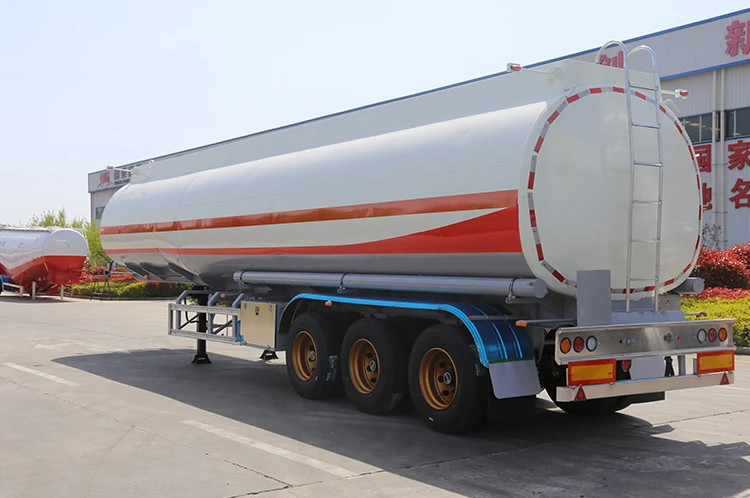 7000 Gallon Portable Diesel Fuel Tanker Trailer Oil Tank 3 Axles Carbon Steel