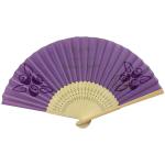 Bamboo Customized Hand Fans Print Fabric Ladies Fan Small Fan