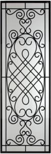 Wholesale wrought iron glass in Exterior door from china suppliers