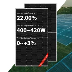 Wholesale 400W 405W Jinko Solar Panel 410W 415W 420W Shingled Solar Module Full Black from china suppliers