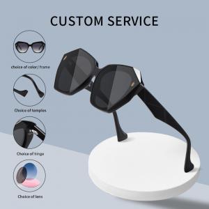 Wholesale Polarized Acetate Sunglasses Custom Mirror Frame Logo Blue Coating from china suppliers