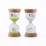 SGS 1-30 Min Wood Hour Glass Timer , Personalized Sand Timer Hourglass