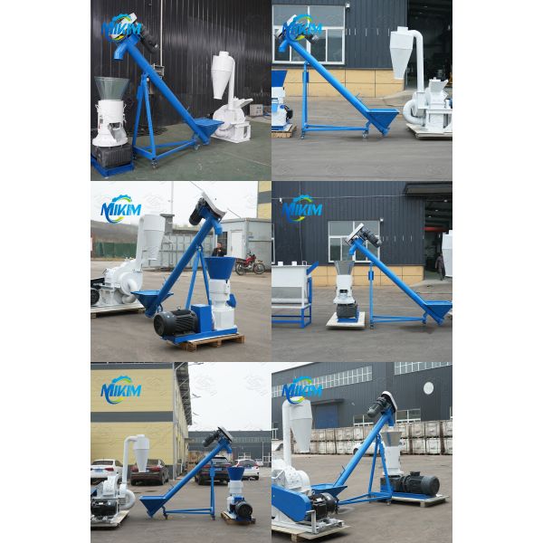 Straw Rice Husk Wood Chips Sawdust Pellets Automatic Production Line