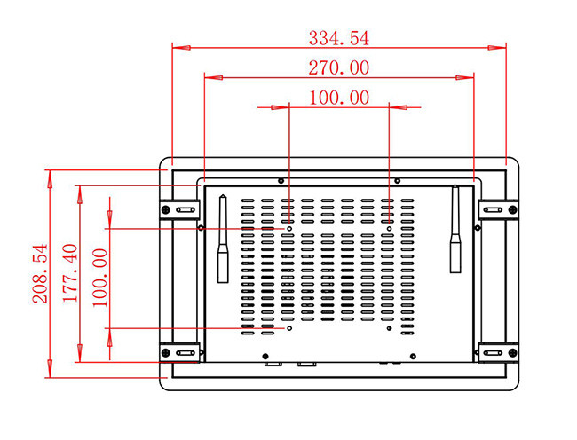 13.3-Inch Slim Linux Screen for Retail Interfaces and Public Information Systems