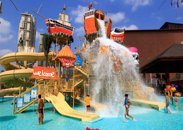 Hotel And Resort Fiberglass High Speed Water Slide