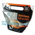 Biodegradable Stand Up Anti-Fog Hot Roast Chicken Zipper Bag Microwave