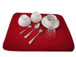 20x15in Decorative Microfiber Dish Drying Mat For Cups Bottles Pans Drying