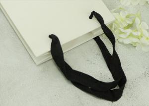 Wholesale 230 G White Cardboard Eco Paper Bags 20*25*6cm For Gift / Clothing Packing from china suppliers