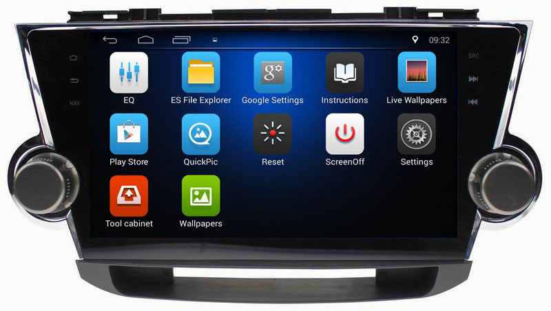 Ouchuangbo car radio multi media touch screen for Toyota Highlander 2011-2014 with USB SWC 1080 gps navi android 8.1