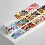 PET Plastic 3D Embossed Game Card Printing Custom Printed Mtg Cards