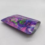 CYMK Printed Heat Seal Foil Pouches Holographic Mylar Flat Bottom Gusset Bags