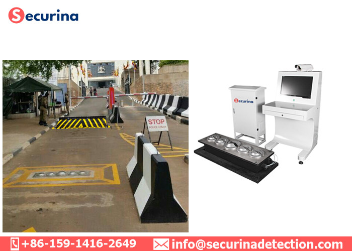 Fixed Under Vehicle Scanner System , Auto Security Camera System 5000*2048 Pixels