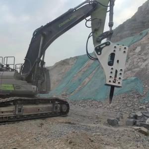 Wholesale Alloy 50-60Ton Excavator Hammer Hydraulic Rock Breaker for Core Components Bearing from china suppliers