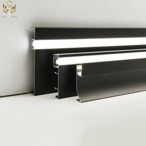 Wholesale Waterproof Led Aluminium Skirting Board Profile T3~T8 from china suppliers