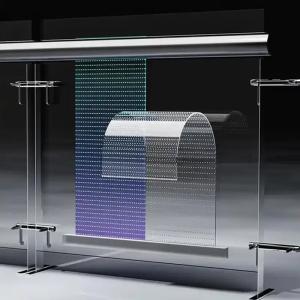 Wholesale Transparent Flexible Film LED Display P8 Outdoor LED Screen Water Resistant from china suppliers