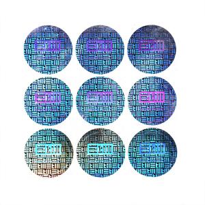 Wholesale Reflection Rainbow Holographic Stickers Labels Custom Holographic Security Stickers from china suppliers