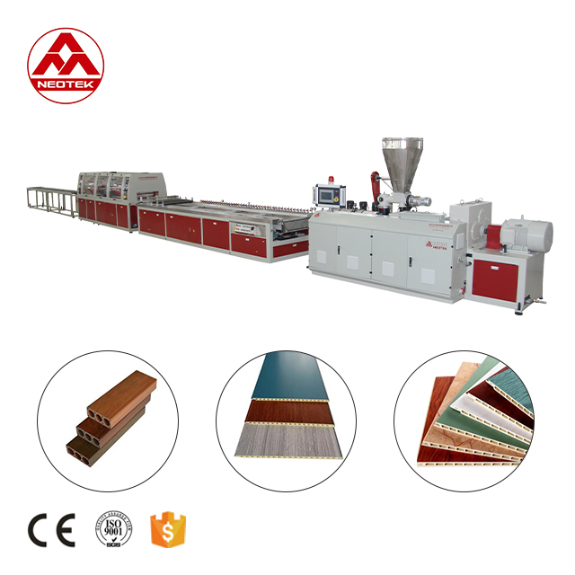 156 1 Screw L/D Ratio WPC Wall Panel Extrusion Line for Panels
