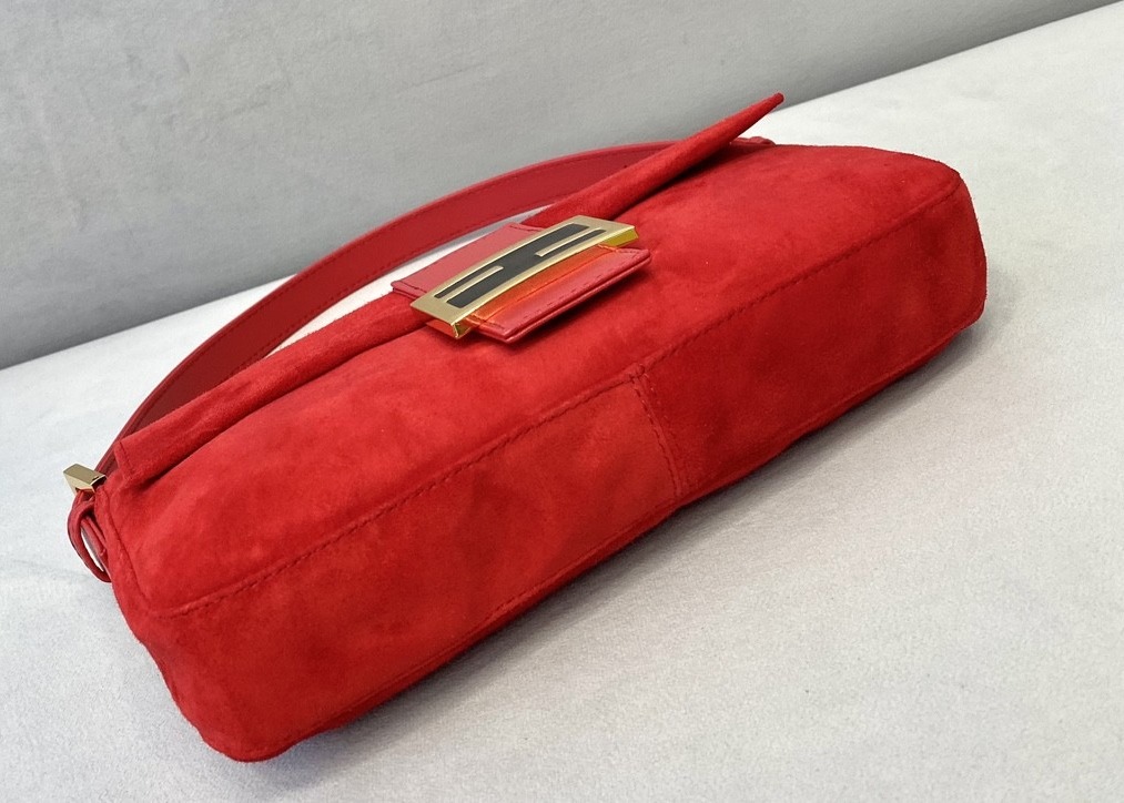 Classic Single Strap Shoulder Bag Pure Color Underarm Bag Baguette Bag