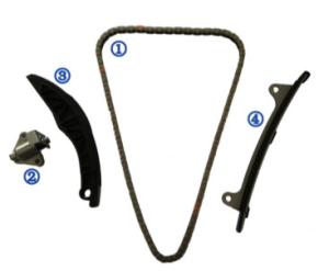 Wholesale KIA HYUNDAI G3LA Engine Timing Chain Kit 24321-04000 122L 24410-04000 from china suppliers